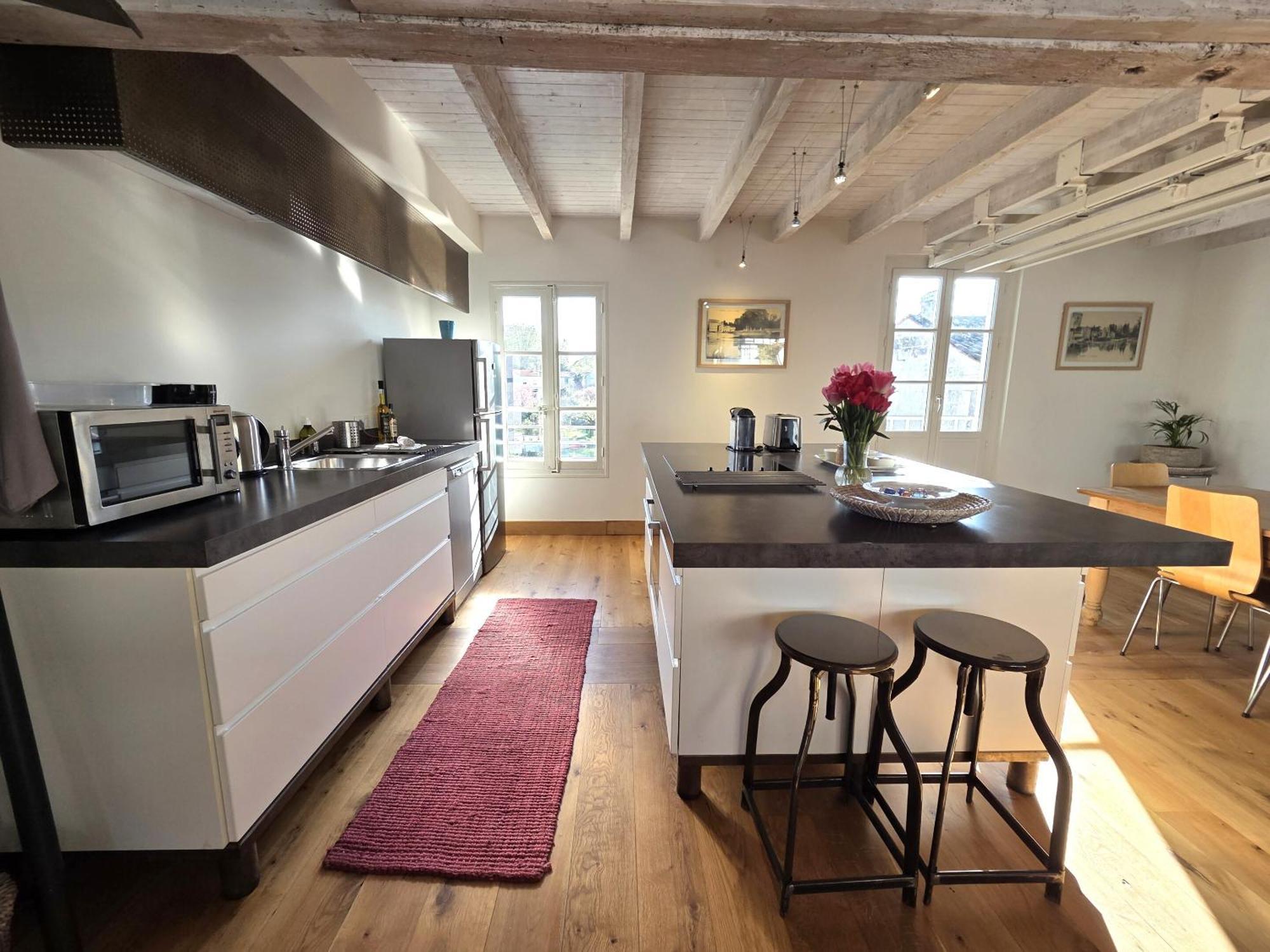 Quai 3 Loft Moderne Et Lumineux Les Pieds Dans L'Eau Apartment Жарнак Екстериор снимка
